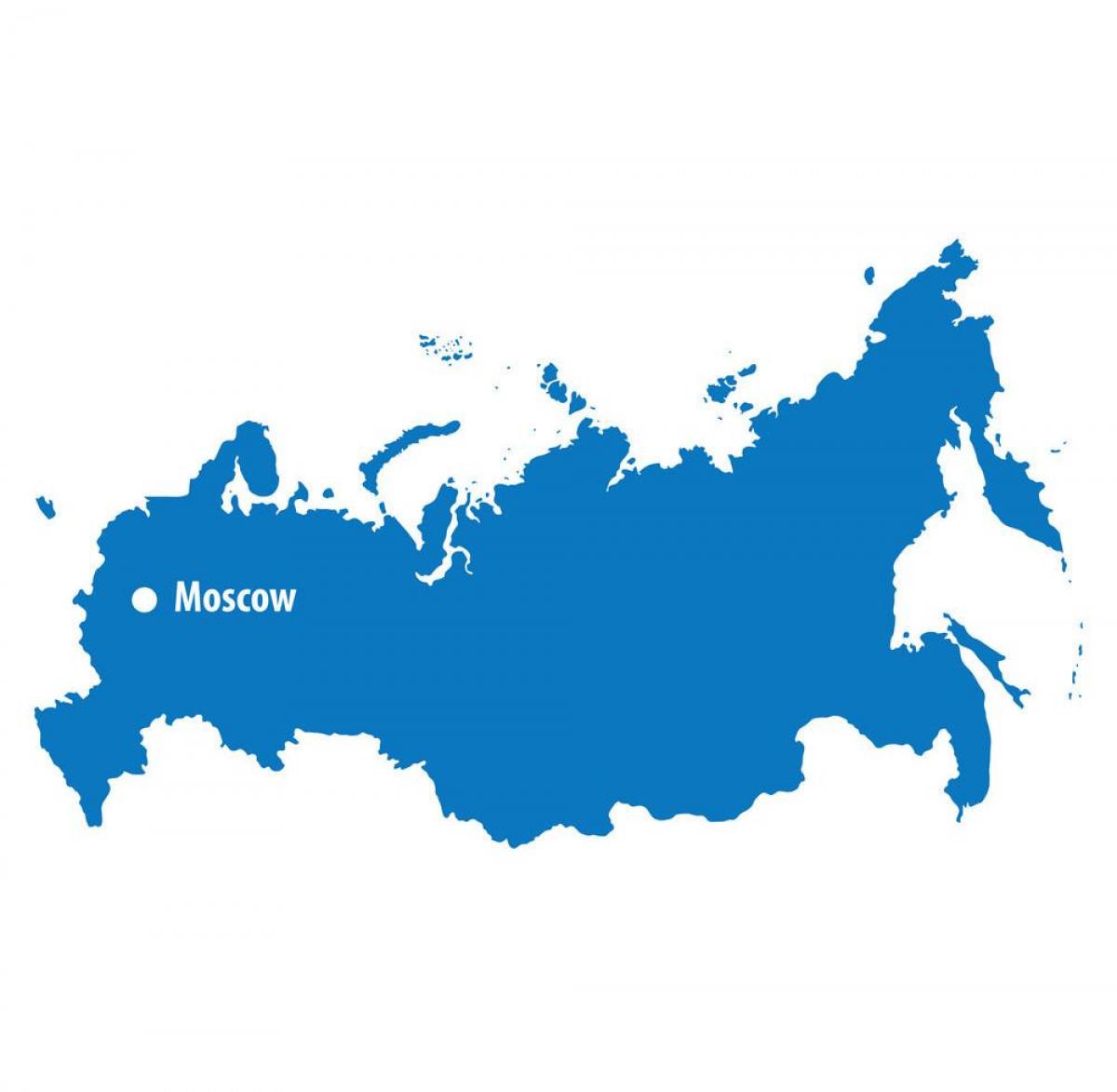 Mapa da capital russa